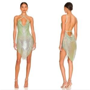 Poster Girl Wilma Dress in Ultra Serpentine Green Size XS NWT